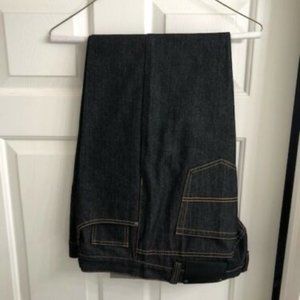 LINEA UOMO Black Relaxed Straight Fit Jeans